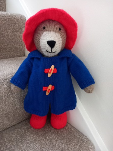 New hand knitted teddy - teddy, bear